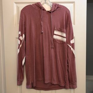 Victoria Secret hooded long sleeve shirt